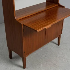 Bibliothèque vintage en acajou Hugo Troeds, Suède, années 1960