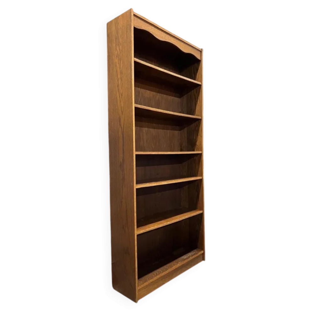 Bibliothèque vintage en bois / étagère