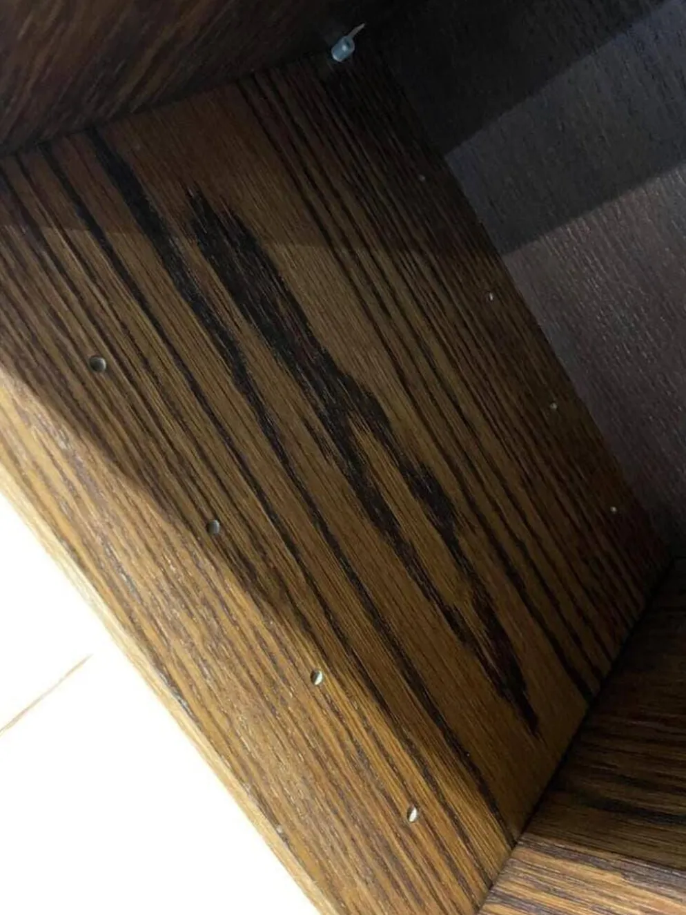 Bibliothèque vintage en bois / étagère