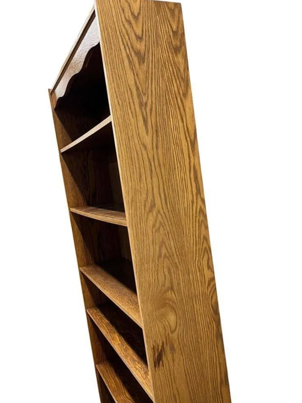 Bibliothèque vintage en bois / étagère