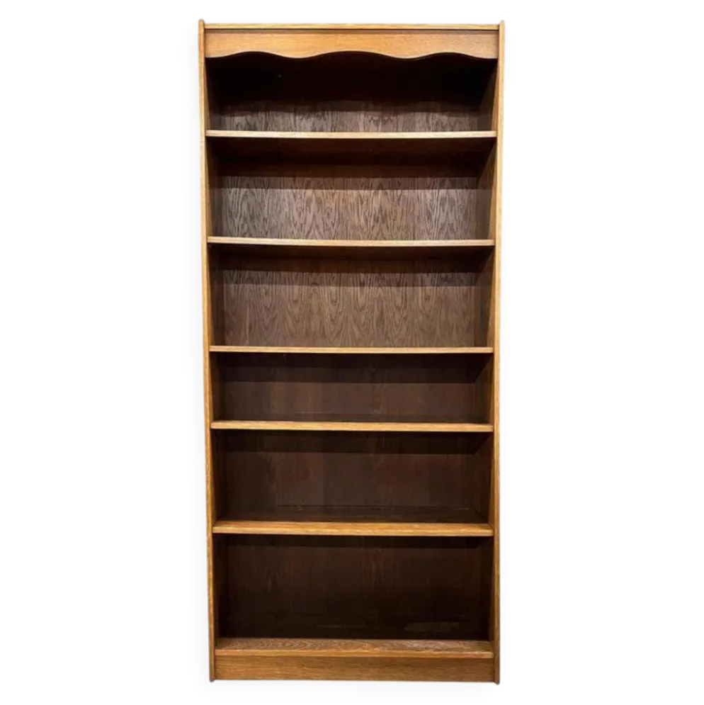 Bibliothèque vintage en bois / étagère