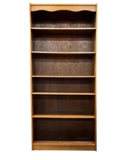Bibliothèque vintage en bois / étagère