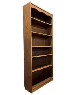 Bibliothèque vintage en bois / étagère
