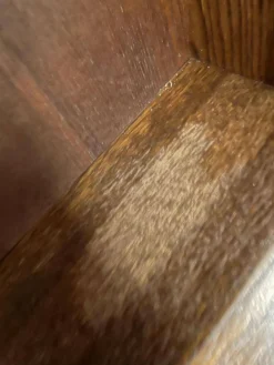Bibliothèque vintage en bois / étagère