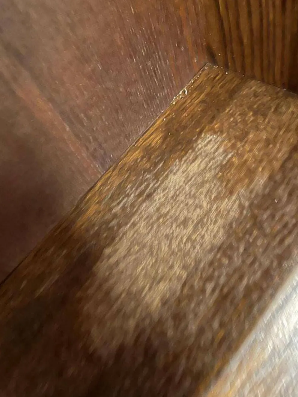 Bibliothèque vintage en bois / étagère