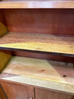 Bibliothèque vintage en chêne design des années 50