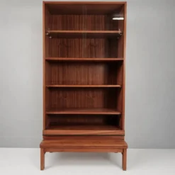 Bibliothèque vintage en hêtre, années 1970