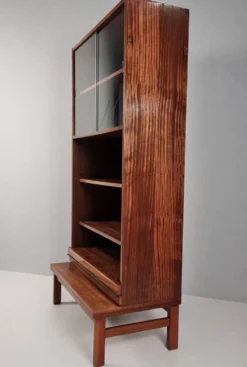 Bibliothèque vintage en hêtre, années 1970