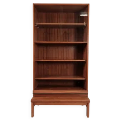 Bibliothèque vintage en hêtre, années 1970