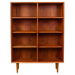 Bibliothèque vintage en teck danois highboard mid-century