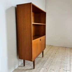 Bibliothèque vintage en teck, Danemark années 60