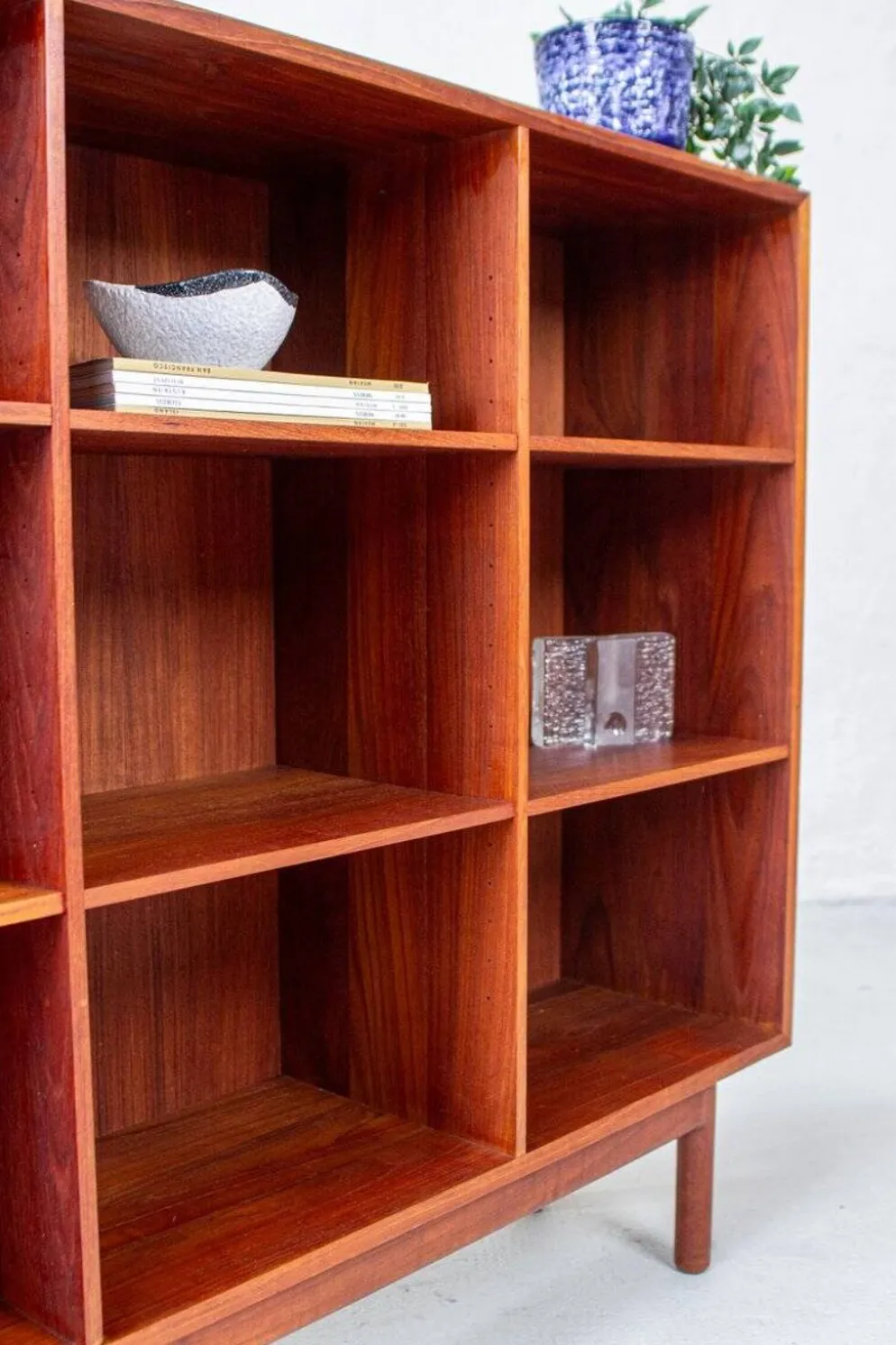Bibliothèque Vintage en Teck par Peter Hvidt, Danemark, 1960s