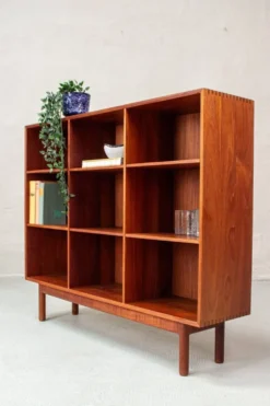Bibliothèque Vintage en Teck par Peter Hvidt, Danemark, 1960s