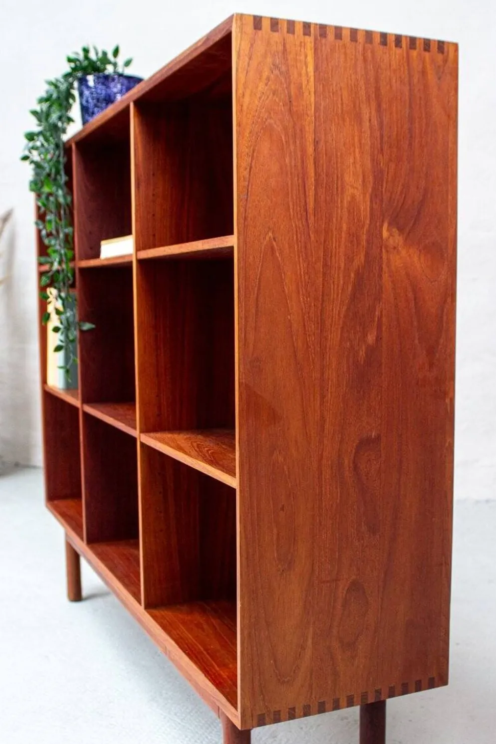 Bibliothèque Vintage en Teck par Peter Hvidt, Danemark, 1960s