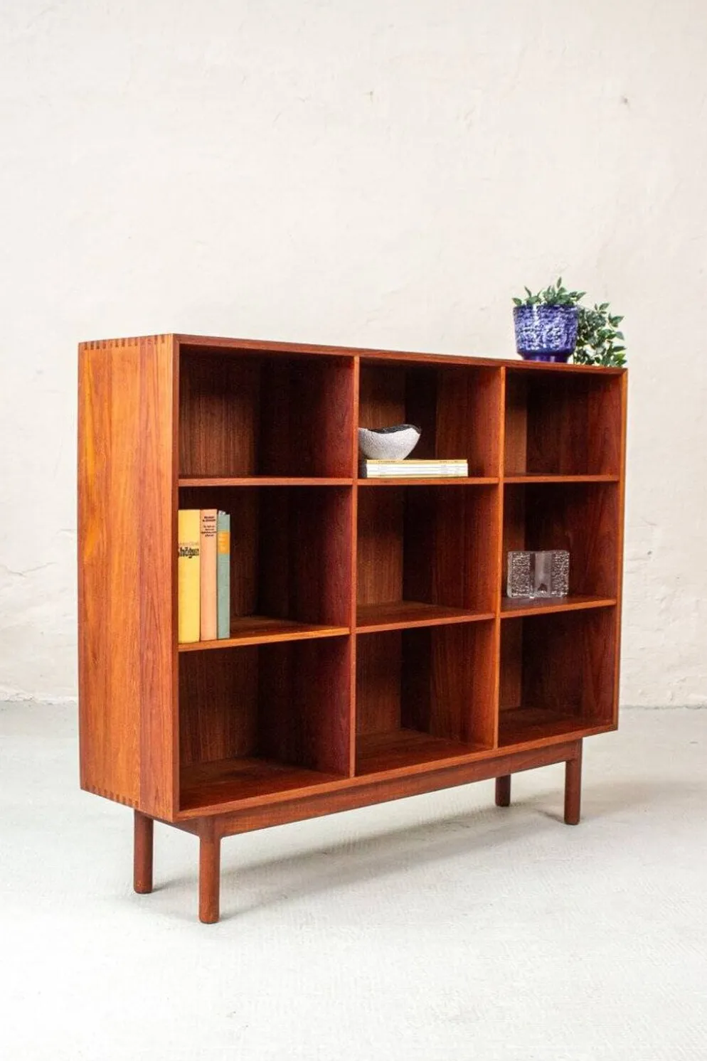 Bibliothèque Vintage en Teck par Peter Hvidt, Danemark, 1960s