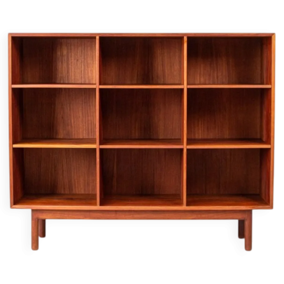 Bibliothèque Vintage en Teck par Peter Hvidt, Danemark, 1960s
