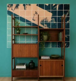 Bibliothèque Vintage Scandinave - Olaio, Portugal