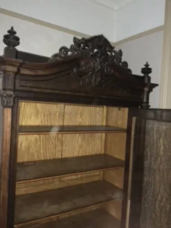 Bibliothèque-vitrine ancienne – Style néo-Renaissance / Henri II – XIXᵉ siè