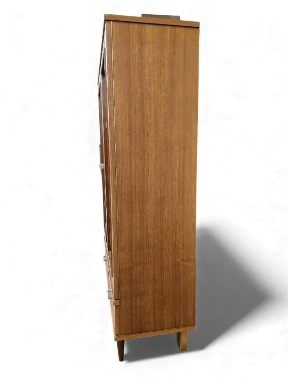Bibliothèque / vitrine en bois vintage
