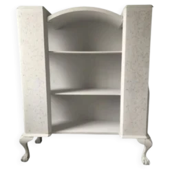 Bibliothèque / vitrine patinée