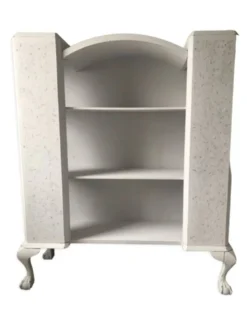 Bibliothèque / vitrine patinée