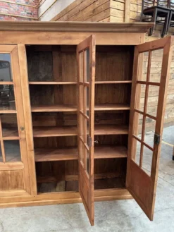 Bibliothèque XIXème en merisier