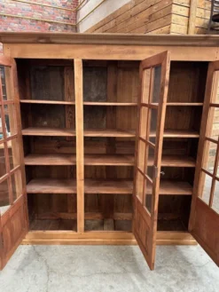 Bibliothèque XIXème en merisier