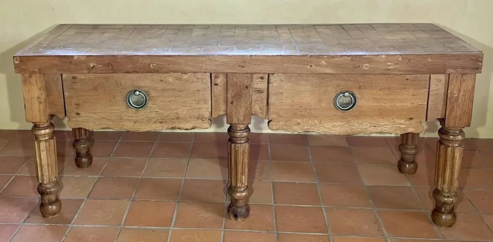 Billot de boucher des années 50.