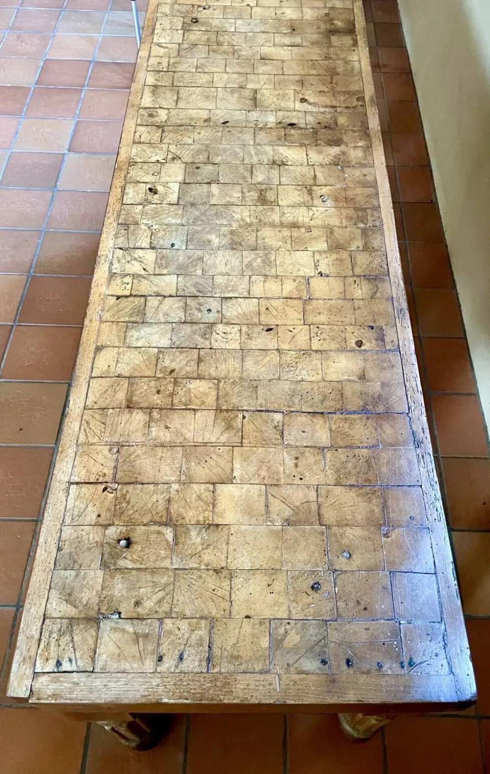 Billot de boucher des années 50.