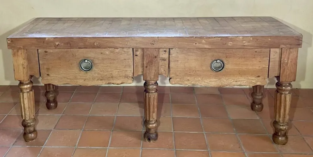 Billot de boucher des années 50.