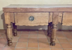 Billot de boucher des années 50.