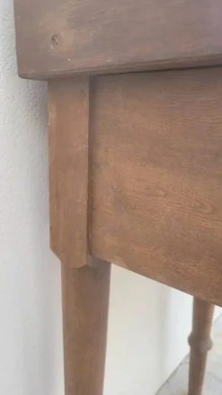 Billot de Boucher table de préparation en bois ancien