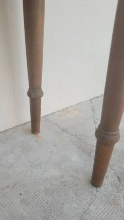 Billot de Boucher table de préparation en bois ancien