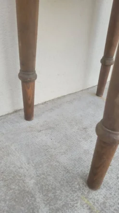 Billot de Boucher table de préparation en bois ancien