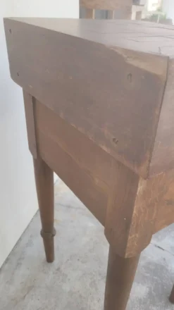 Billot de Boucher table de préparation en bois ancien