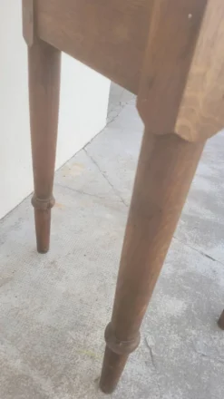 Billot de Boucher table de préparation en bois ancien