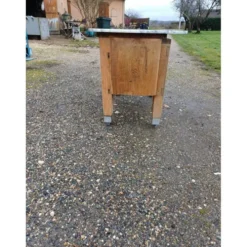 Billot de cuisine bois et marbre