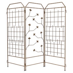 Biombo antiguo de hierro forjado