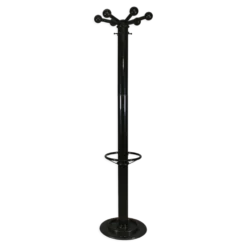 Black coat rack