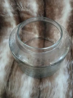 Bocal en verre + couvercle en métal
