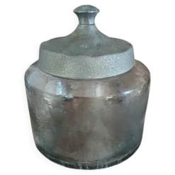 Bocal en verre + couvercle en métal