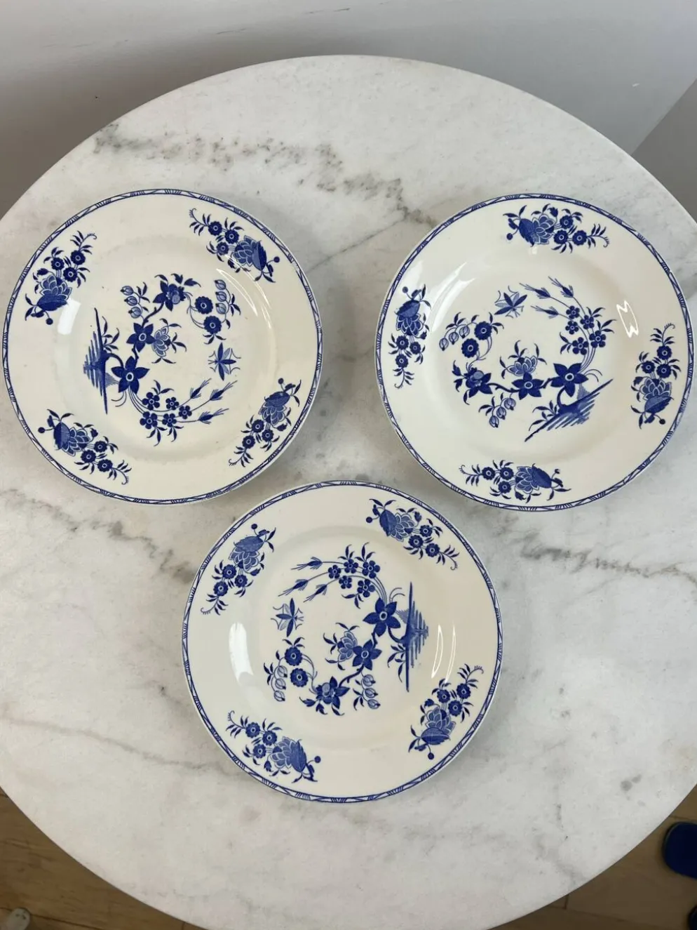 Boch Frères Keramis grand bouquet lot de 3