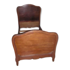 Bois de lit en acajou ancien 190 x 85