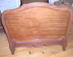 Bois de lit en acajou ancien 190 x 85