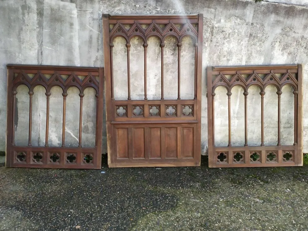 Boiserie claustra style gothique