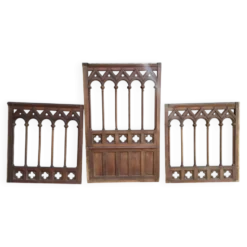 Boiserie claustra style gothique