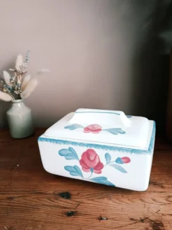 Boite a biscuits en Faïence de Salins