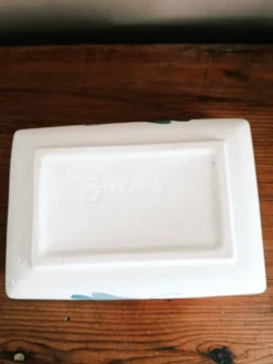 Boite a biscuits en Faïence de Salins