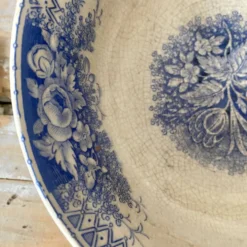 Bol, coupelle en terre de fer Sarreguemines modèle jardinière