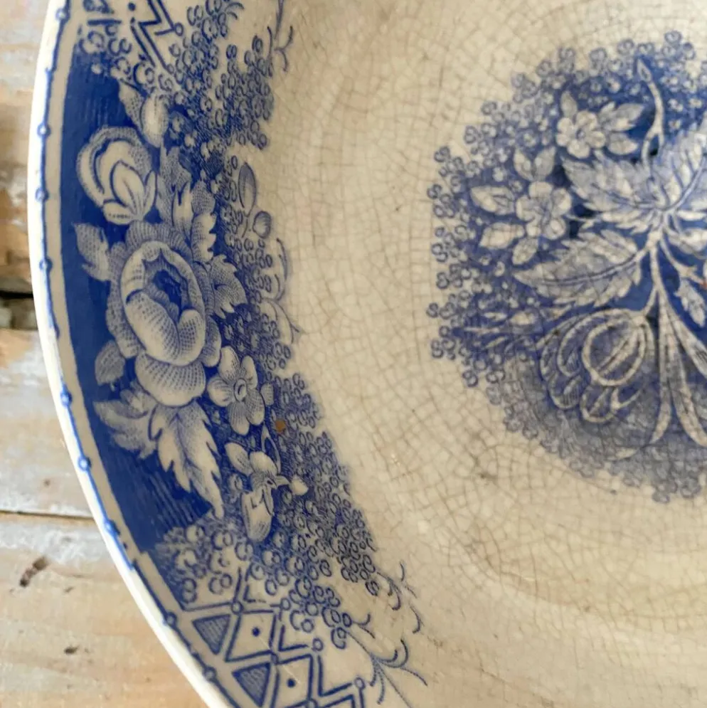 Bol, coupelle en terre de fer Sarreguemines modèle jardinière